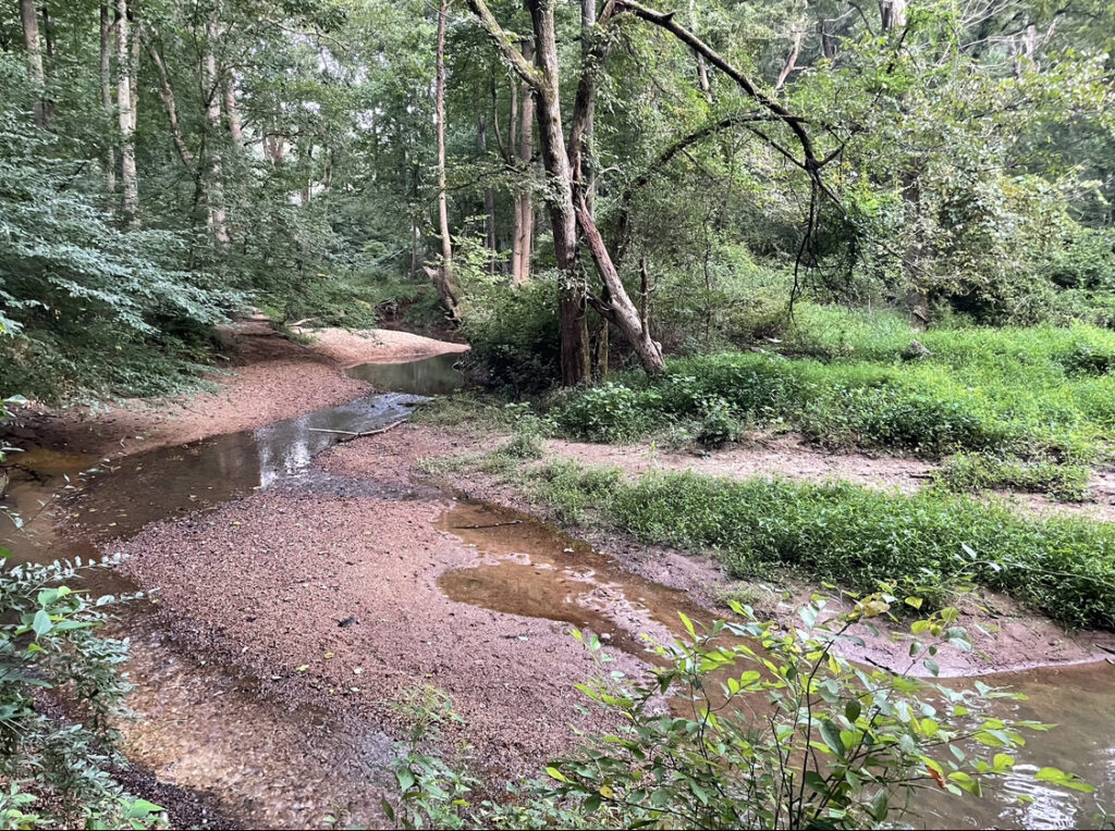 Difficult Run along the Gerry Connolly Cross Country Trail in Fairfax County, Virginia.